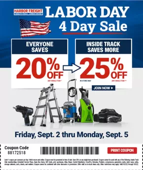 Harbor Freight Tools catalogue in Bemidji MN | Top deals for all customers | 2025-09-12T00:00:00.000Z - 2025-09-26T00:00:00.000Z
