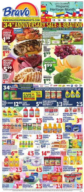 Bravo Supermarkets catalogue in Hempstead NY | Weekly Ad | 2025-09-12T00:00:00.000Z - 2025-09-18T00:00:00.000Z