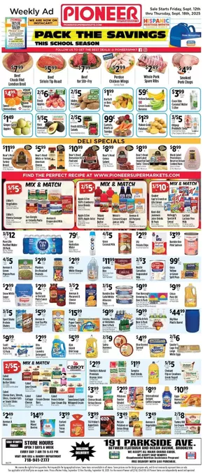 Pioneer Supermarkets catalogue | Great discounts on selected products | 2025-09-12T00:00:00.000Z - 2025-09-18T00:00:00.000Z
