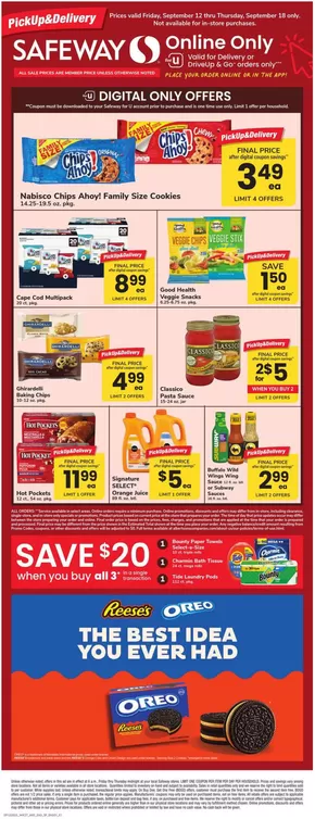 Safeway catalogue | Exclusive deals and bargains | 2025-09-12T00:00:00.000Z - 2025-09-18T00:00:00.000Z
