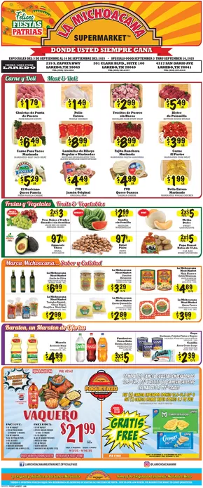 La Michoacana catalogue | Top offers for smart savers | 2025-09-12T00:00:00.000Z - 2025-09-26T00:00:00.000Z