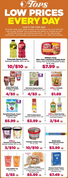Tops catalogue in Cooperstown NY | Tops Low Prices Every Day | 2025-09-14T00:00:00.000Z - 2025-09-20T00:00:00.000Z