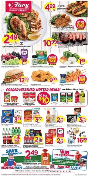 Tops catalogue in Cooperstown NY | Special offers for you | 2025-09-14T00:00:00.000Z - 2025-09-20T00:00:00.000Z