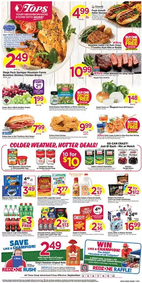 Tops catalogue in Cooperstown NY | Our best bargains | 2025-09-14T00:00:00.000Z - 2025-09-20T00:00:00.000Z