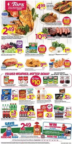 Tops catalogue in Cooperstown NY | Current deals and offers | 2025-09-14T00:00:00.000Z - 2025-09-20T00:00:00.000Z
