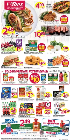 Tops catalogue in Cooperstown NY | Great offer for bargain hunters | 2025-09-14T00:00:00.000Z - 2025-09-20T00:00:00.000Z