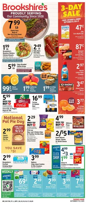 Brookshire's catalogue in Wynnewood PA | Our best offers for you | 2025-09-17T00:00:00.000Z - 2025-09-23T00:00:00.000Z