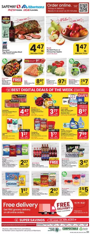 Albertsons catalogue in Rialto CA | Our best offers for you | 2025-09-17T00:00:00.000Z - 2025-09-23T00:00:00.000Z