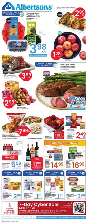 Albertsons catalogue in Boulder City NV | Great discounts on selected products | 2025-09-17T00:00:00.000Z - 2025-09-23T00:00:00.000Z