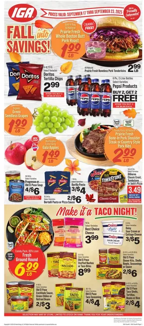 IGA catalogue in National City CA | Top deals and discounts | 2025-09-17T00:00:00.000Z - 2025-09-23T00:00:00.000Z