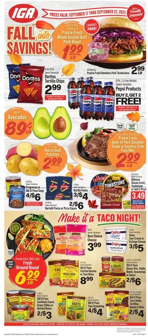 IGA catalogue in National City CA | Current special promotions | 2025-09-17T00:00:00.000Z - 2025-09-23T00:00:00.000Z