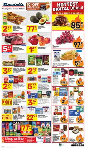Randalls catalogue in Clear Lake Shores TX | Exclusive deals and bargains | 2025-09-17T00:00:00.000Z - 2025-09-23T00:00:00.000Z