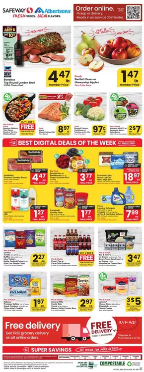 Safeway catalogue | Great offer for bargain hunters | 2025-09-17T00:00:00.000Z - 2025-09-23T00:00:00.000Z