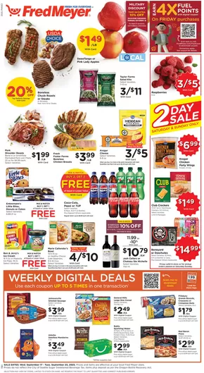 Fred Meyer catalogue in Montclair CA | Exclusive deals and bargains | 2025-09-17T00:00:00.000Z - 2025-09-23T00:00:00.000Z