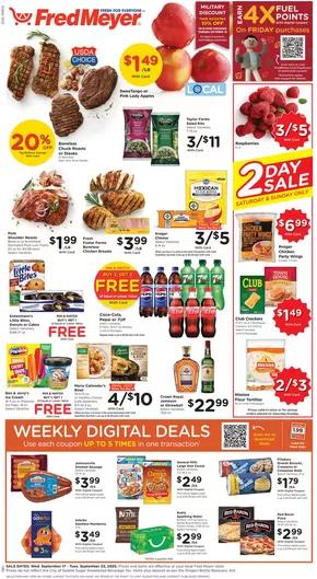 Fred Meyer catalogue in Wheaton IL | Special offers for you | 2025-09-17T00:00:00.000Z - 2025-09-23T00:00:00.000Z
