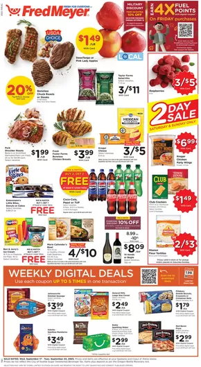 Fred Meyer catalogue in South Elgin IL | Special offers for you | 2025-09-17T00:00:00.000Z - 2025-09-23T00:00:00.000Z