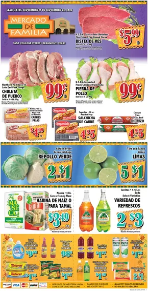 Market Basket catalogue in Orange TX | Special offers for you | 2025-09-17T00:00:00.000Z - 2025-10-01T00:00:00.000Z