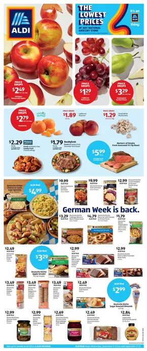Aldi catalogue in Fenton MO | Weekly Ad | 2025-09-17T00:00:00.000Z - 2025-09-23T00:00:00.000Z