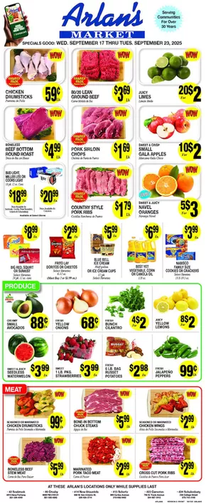 Arlan's Market catalogue in Austin TX | Arlan's Market weekly ad | 2025-09-17T00:00:00.000Z - 2025-09-23T00:00:00.000Z