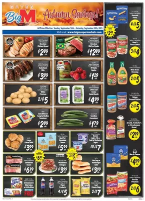 BigM Supermarkets catalogue | Exclusive deals and bargains | 2025-09-17T00:00:00.000Z - 2025-10-01T00:00:00.000Z