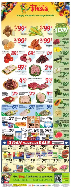 Fiesta Mart catalogue in Mesquite TX | Discounts and promotions | 2025-09-17T00:00:00.000Z - 2025-09-23T00:00:00.000Z