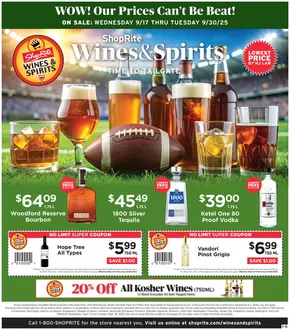 ShopRite catalogue in Newark NJ | ShopRite Wine & Spirits | 2025-09-17T00:00:00.000Z - 2025-09-30T00:00:00.000Z