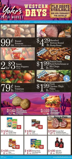 Yoke's Fresh Market  catalogue | Discover attractive offers | 2025-09-17T00:00:00.000Z - 2025-09-23T00:00:00.000Z