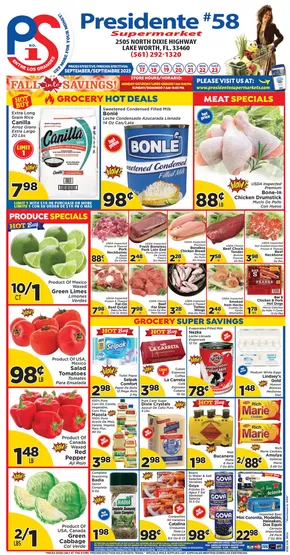 Presidente catalogue in Colleyville TX | Exclusive bargains | 2025-09-18T00:00:00.000Z - 2025-10-02T00:00:00.000Z