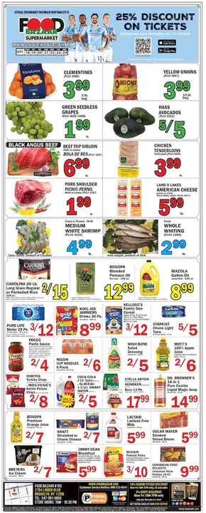 Food Bazaar catalogue in New York | Discover attractive offers | 2025-09-18T00:00:00.000Z - 2025-09-24T00:00:00.000Z