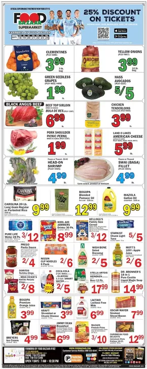 Food Bazaar catalogue in Flushing NY | Great offer for all customers | 2025-09-18T00:00:00.000Z - 2025-09-24T00:00:00.000Z