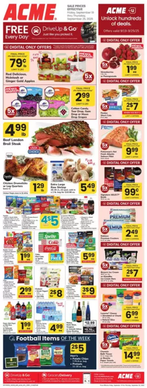 ACME catalogue in Cherry Hill NJ | Weekly Ad | 2025-09-19T00:00:00.000Z - 2025-09-25T00:00:00.000Z