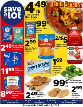 Save a Lot catalogue in Berea KY | Exclusive bargains | 2025-09-17T00:00:00.000Z - 2025-09-23T00:00:00.000Z