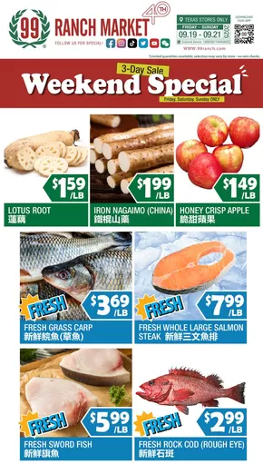 99 Ranch catalogue | Current deals and offers | 2025-09-19T00:00:00.000Z - 2025-09-26T00:00:00.000Z