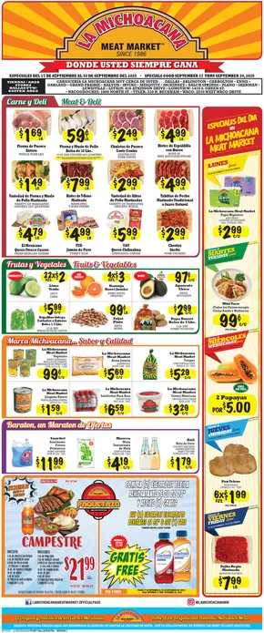 La Michoacana catalogue in Lufkin TX | Our best offers for you | 2025-09-19T00:00:00.000Z - 2025-10-03T00:00:00.000Z