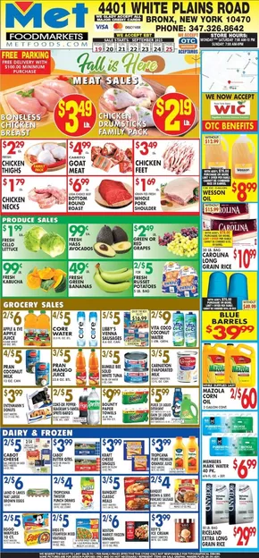 Met Foodmarkets catalogue in New York | Wide range of offers | 2025-09-19T00:00:00.000Z - 2025-09-25T00:00:00.000Z