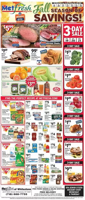 Met Foodmarkets catalogue in New York | Great offer for bargain hunters | 2025-09-19T00:00:00.000Z - 2025-09-25T00:00:00.000Z