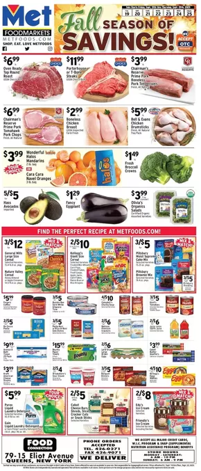Met Foodmarkets catalogue in New York | Save now with our deals | 2025-09-19T00:00:00.000Z - 2025-09-25T00:00:00.000Z