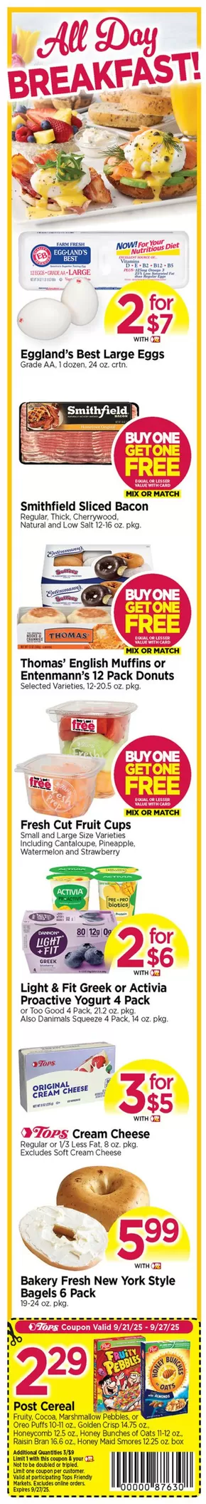 Tops catalogue in Alden NY | All Day Breakfast! | 2025-09-21T00:00:00.000Z - 2025-09-27T00:00:00.000Z