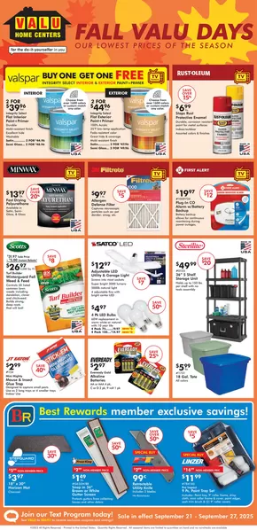 Valu Home Centers catalogue in Alice TX | Valu Home Centers weekly ad | 2025-09-21T00:00:00.000Z - 2025-09-27T00:00:00.000Z