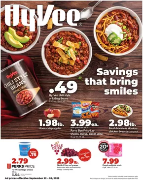 Hy-Vee catalogue in Mankato MN | Discounts and promotions | 2025-09-22T00:00:00.000Z - 2025-09-28T00:00:00.000Z
