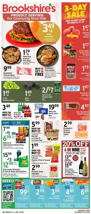 Brookshire's catalogue in Whitehouse TX | Our best offers for you | 2025-09-24T00:00:00.000Z - 2025-09-30T00:00:00.000Z