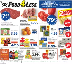 Food 4 Less catalogue in Spring Green WI | Save now with our deals | 2025-09-24T00:00:00.000Z - 2025-09-30T00:00:00.000Z