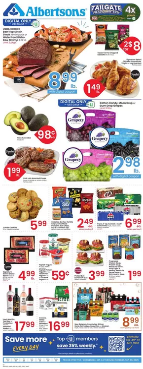 Albertsons catalogue in Kennewick WA | Exclusive deals for our customers | 2025-09-24T00:00:00.000Z - 2025-09-30T00:00:00.000Z