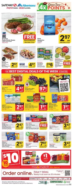 Albertsons catalogue in Kennewick WA | Our best bargains | 2025-09-24T00:00:00.000Z - 2025-09-30T00:00:00.000Z
