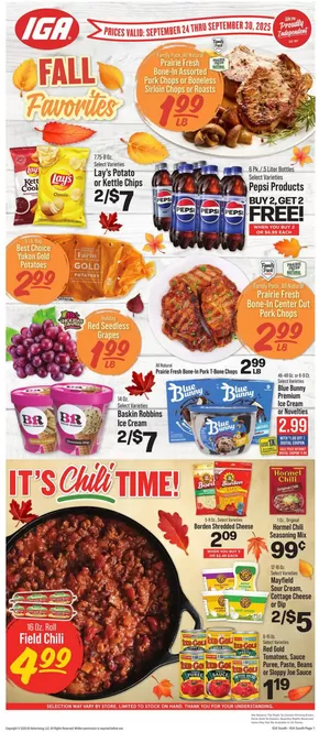 IGA catalogue in Darlington SC | Our best deals for you | 2025-09-24T00:00:00.000Z - 2025-09-30T00:00:00.000Z