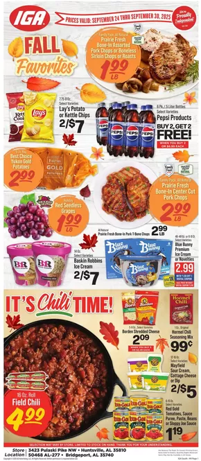 IGA catalogue in Pitkin LA | Our best deals for you | 2025-09-24T00:00:00.000Z - 2025-09-30T00:00:00.000Z