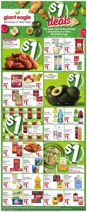 Giant Eagle catalogue in Uniontown PA | Discounts and promotions | 2025-09-25T00:00:00.000Z - 2025-10-01T00:00:00.000Z