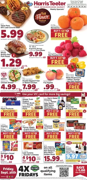 Harris Teeter catalogue in Arlington VA | Discounts and promotions | 2025-09-24T00:00:00.000Z - 2025-09-30T00:00:00.000Z