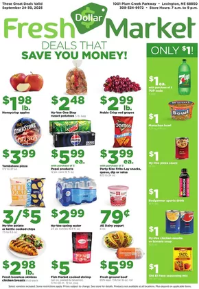 Hy-Vee catalogue in Mankato MN | Dollar Fresh | 2025-09-24T00:00:00.000Z - 2025-09-30T00:00:00.000Z