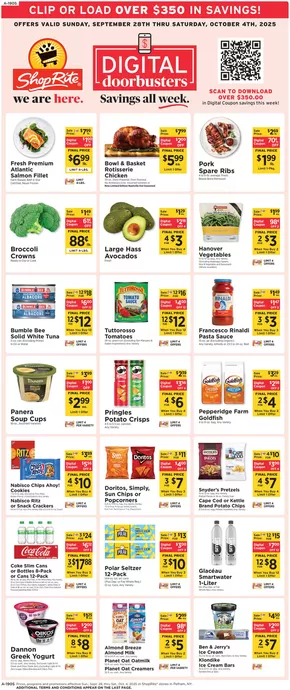 ShopRite catalogue in Englewood NJ | Current deals and offers | 2025-09-25T00:00:00.000Z - 2025-10-04T00:00:00.000Z